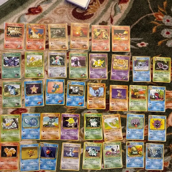 [BUNJANG] Vintage Pokemon Cards Bundle Set (1996-1999) - Japanese Old Back / 포켓몬카드 96-99년도 발매 빈티지 올드백 초판 일괄 판매합니다.