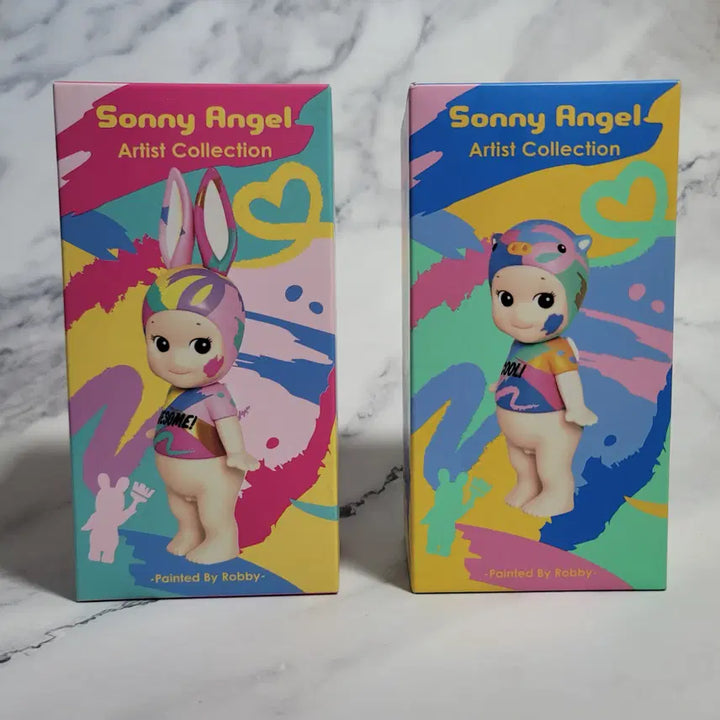 [BUNJANG] Sonny Angel Artist Collection Painted by Roby Bundle Set / [일괄] 소니엔젤 아티스트 페인티드 by 로비 2종 세트 (카드O)