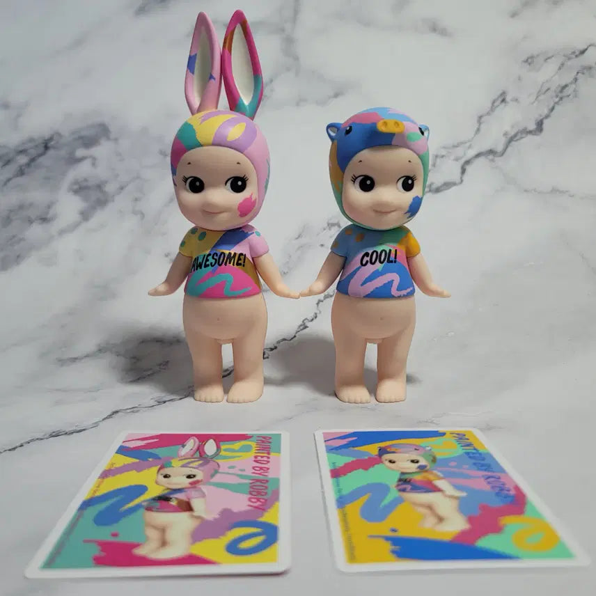 [BUNJANG] Sonny Angel Artist Collection Painted by Roby Bundle Set / [일괄] 소니엔젤 아티스트 페인티드 by 로비 2종 세트 (카드O)
