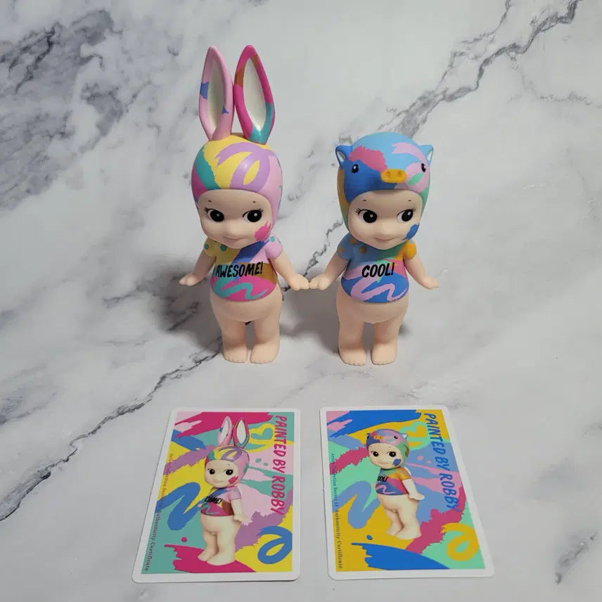 [BUNJANG] Sonny Angel Artist Collection Painted by Roby Bundle Set / [일괄] 소니엔젤 아티스트 페인티드 by 로비 2종 세트 (카드O)