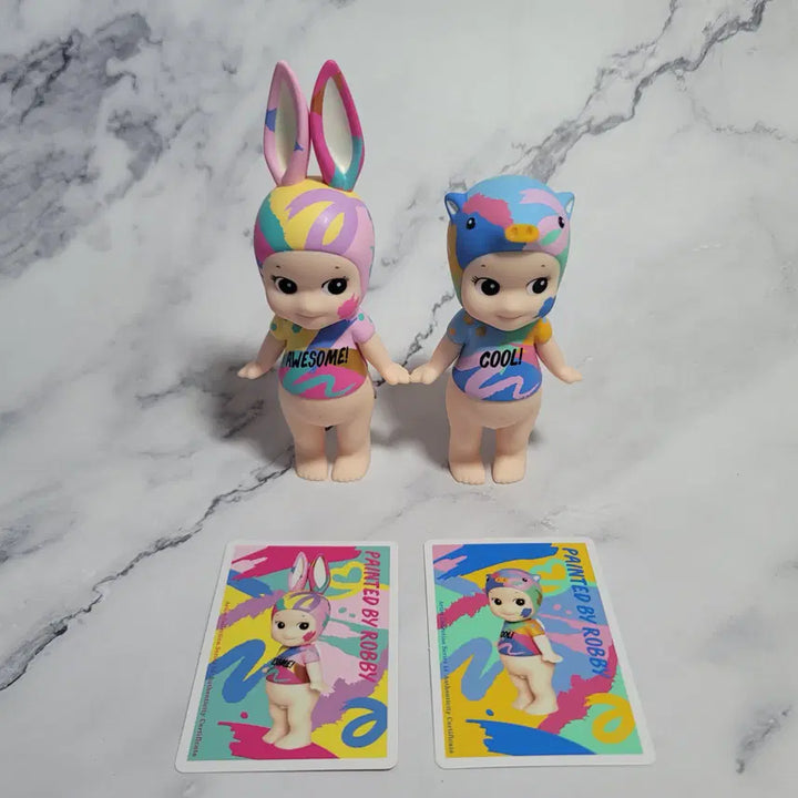 [BUNJANG] Sonny Angel Artist Collection Painted by Roby Bundle Set / [일괄] 소니엔젤 아티스트 페인티드 by 로비 2종 세트 (카드O)