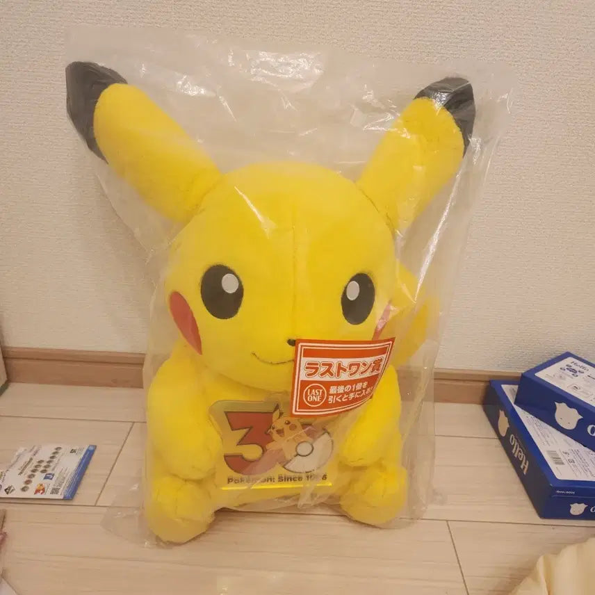 [BUNJANG] Pokemon Pikachu 30th Anniversary Last One Prize Plush / 포켓몬스터 피카츄 인형 30주년 기념 라스트원상
