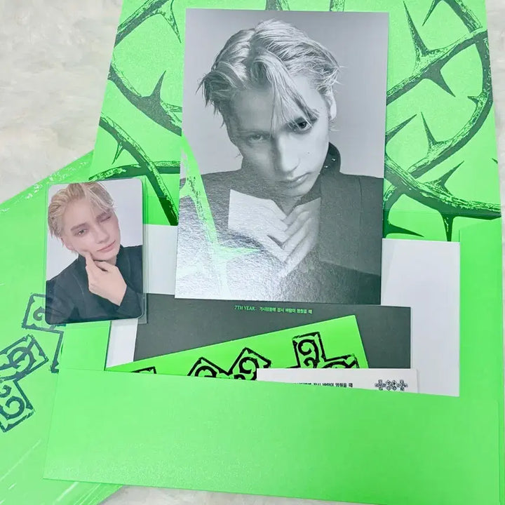 [BUNJANG] TXT Thorn Hyuningkai Unsealed Full Set / 투바투 가시잠바 Thorn 휴닝카이 개봉 풀세트