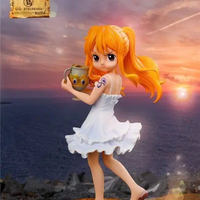 [BUNJANG] One Piece Nami Childhood Resin Figure / 원피스 나미 어린시절 레진피규어