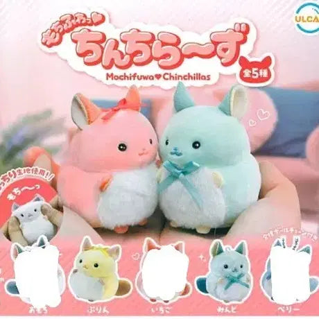 [BUNJANG] Mochifu Chinchilla Plushie Set / 모찌후와 친칠라 인형 2종
