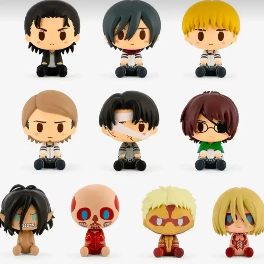 [BUNJANG] Attack on Titan Chocoloco Ichiban Kuji H and I Prize Full Set (10 Types) / 제일복권 진격의 거인 초코노코 H상, I상 총 10종 풀세트