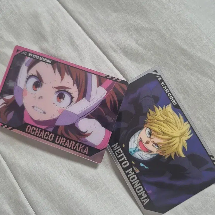 [BUNJANG] My Hero Academia Ochaco Uraraka &amp; Neito Monoma Card / 나의 히어로 아카데미아 우라라카 네이토 모노마 카드