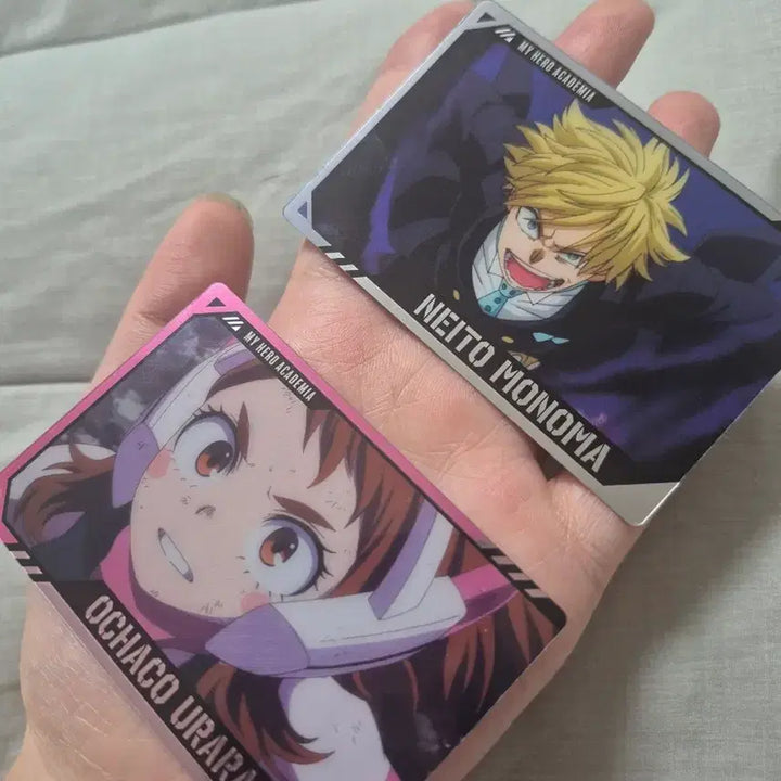 [BUNJANG] My Hero Academia Ochaco Uraraka &amp; Neito Monoma Card / 나의 히어로 아카데미아 우라라카 네이토 모노마 카드