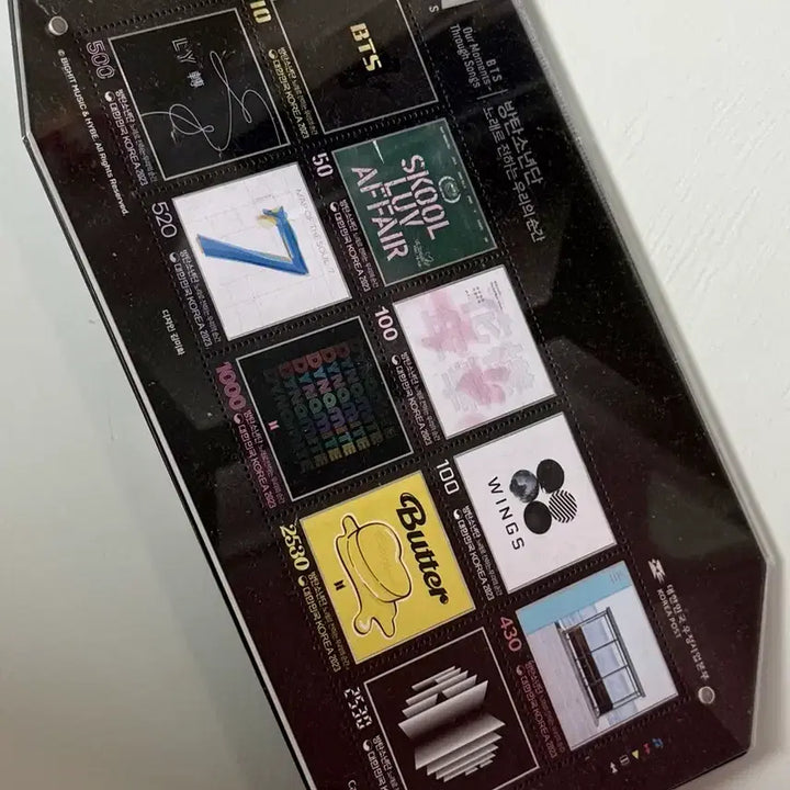 [BUNJANG] BTS 10th Anniversary Stamp Acrylic Stand Set / BTS 10주년 우표 방탄소년단 방탄