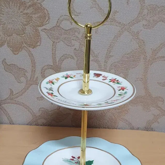 [BUNJANG] Starbucks 2-Tier Dessert Tray Cupcake Stand / 스타벅스 2단 디저트 트레이 컵케이크 스탠드