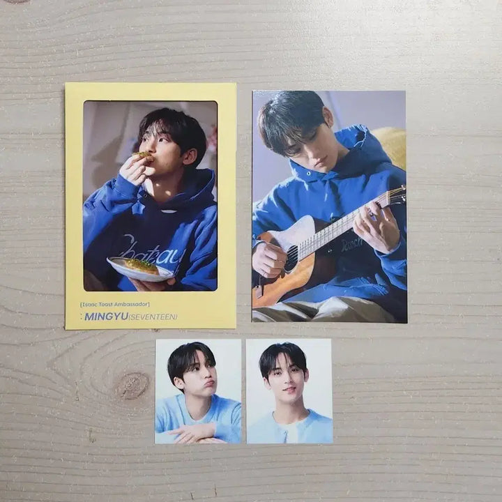 [BUNJANG] SEVENTEEN Mingyu Isaac Toast Frame Photocard / 세븐틴 민규 이삭토스트 프레임 포토카드