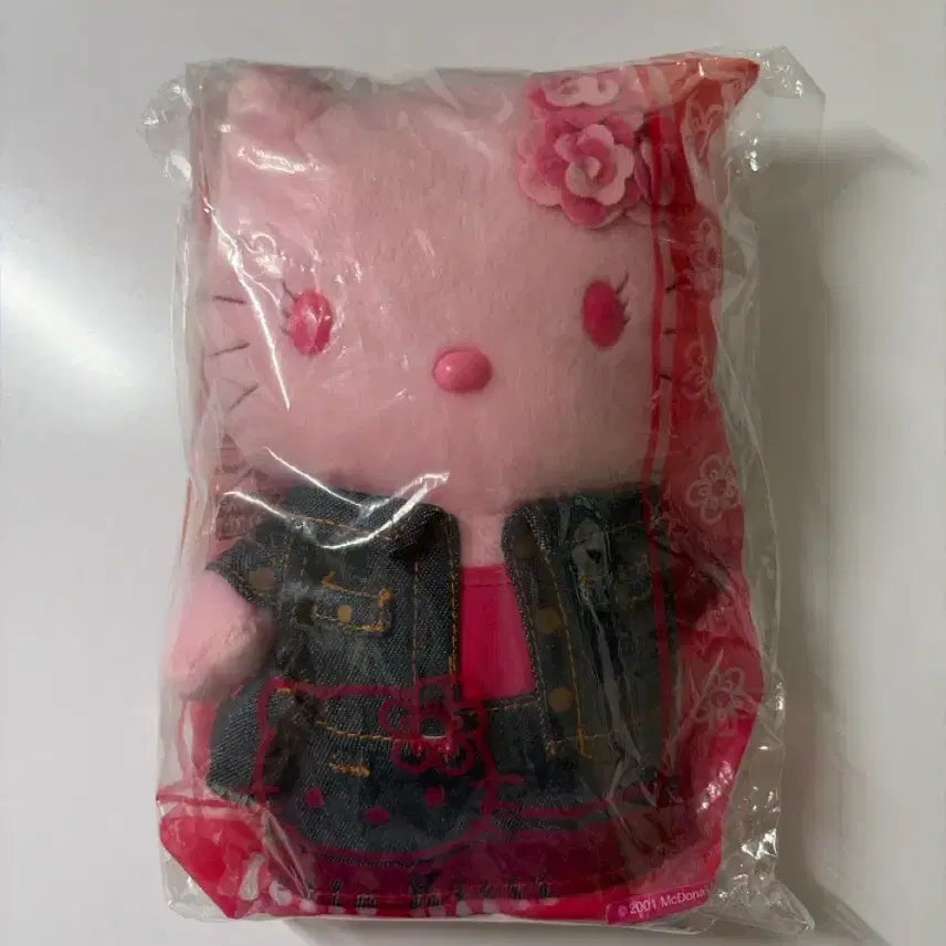 [BUNJANG] Lotteria Pink Classic Kitty 20cm Plush Doll / 롯데리아 핑크 고전 키티 20cm 큰 인형