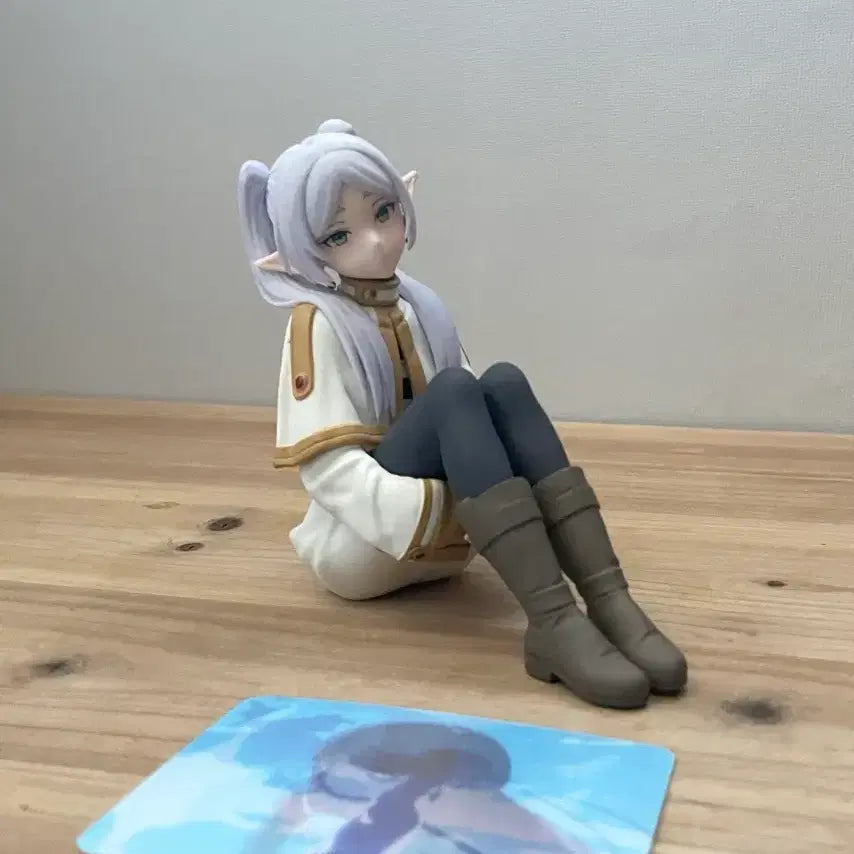 [BUNJANG] Sousou no Frieren Fern Lenticular 3D Card Figure Bundle / 장송의프리렌 피규어 + 페른 포토카드 덤
