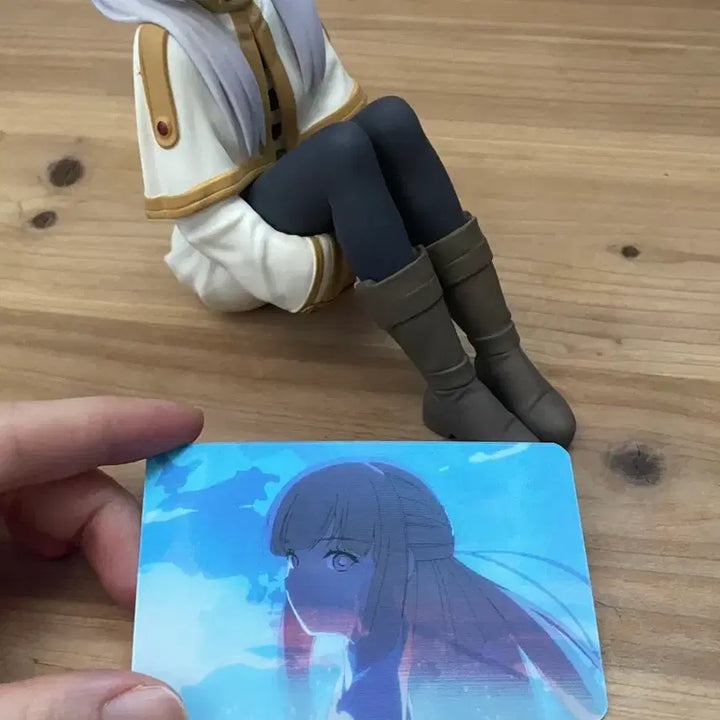 [BUNJANG] Sousou no Frieren Fern Lenticular 3D Card Figure Bundle / 장송의프리렌 피규어 + 페른 포토카드 덤
