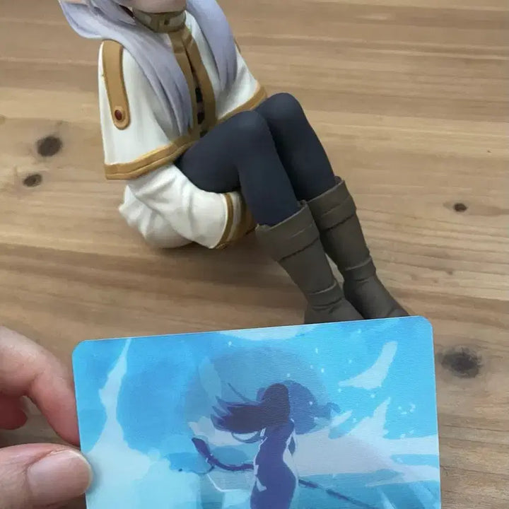 [BUNJANG] Sousou no Frieren Fern Lenticular 3D Card Figure Bundle / 장송의프리렌 피규어 + 페른 포토카드 덤