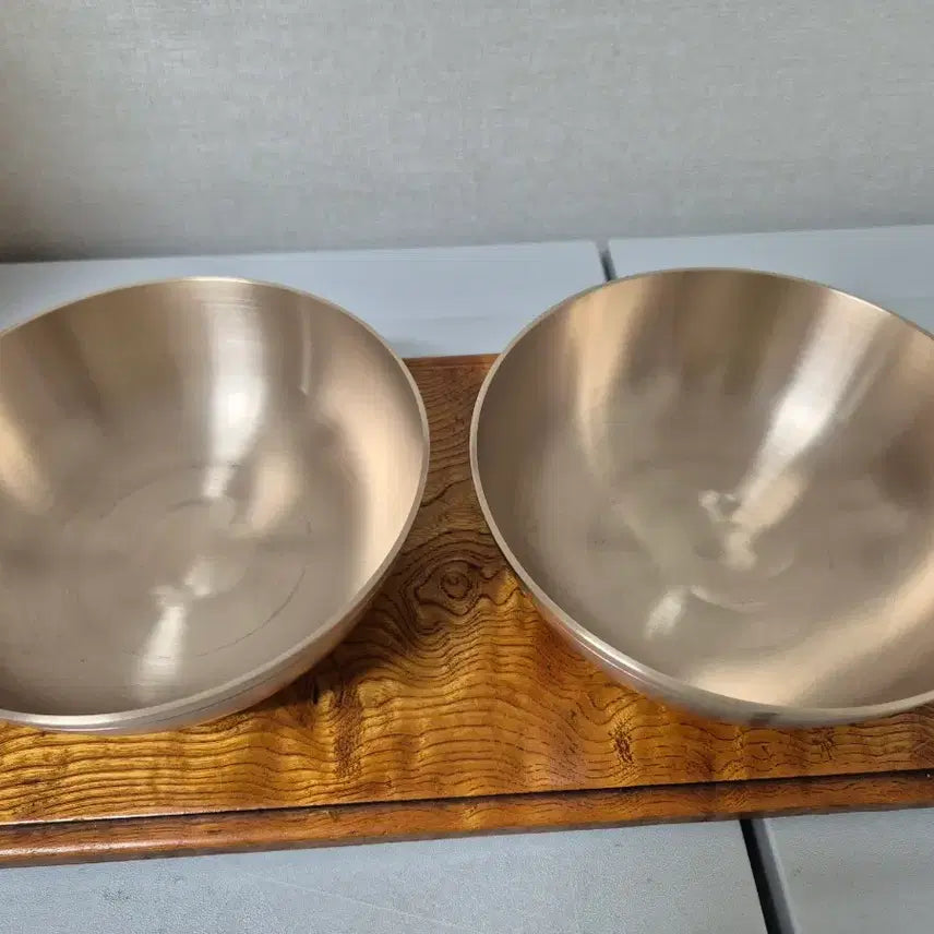 [BUNJANG] Brass Noodles Bowl Set / 유기:냉면기 2점