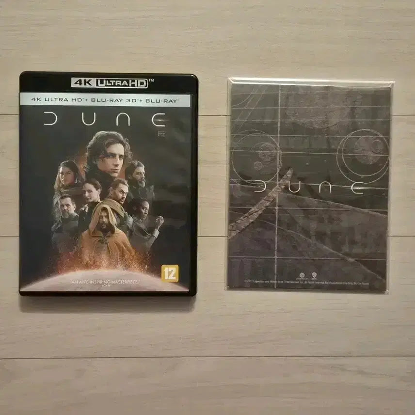 [BUNJANG] Dune 3-Disc 4K UHD Blu-ray with Character Postcards / 4K 블루레이 듄 3 disc들과 캐릭터 사진들