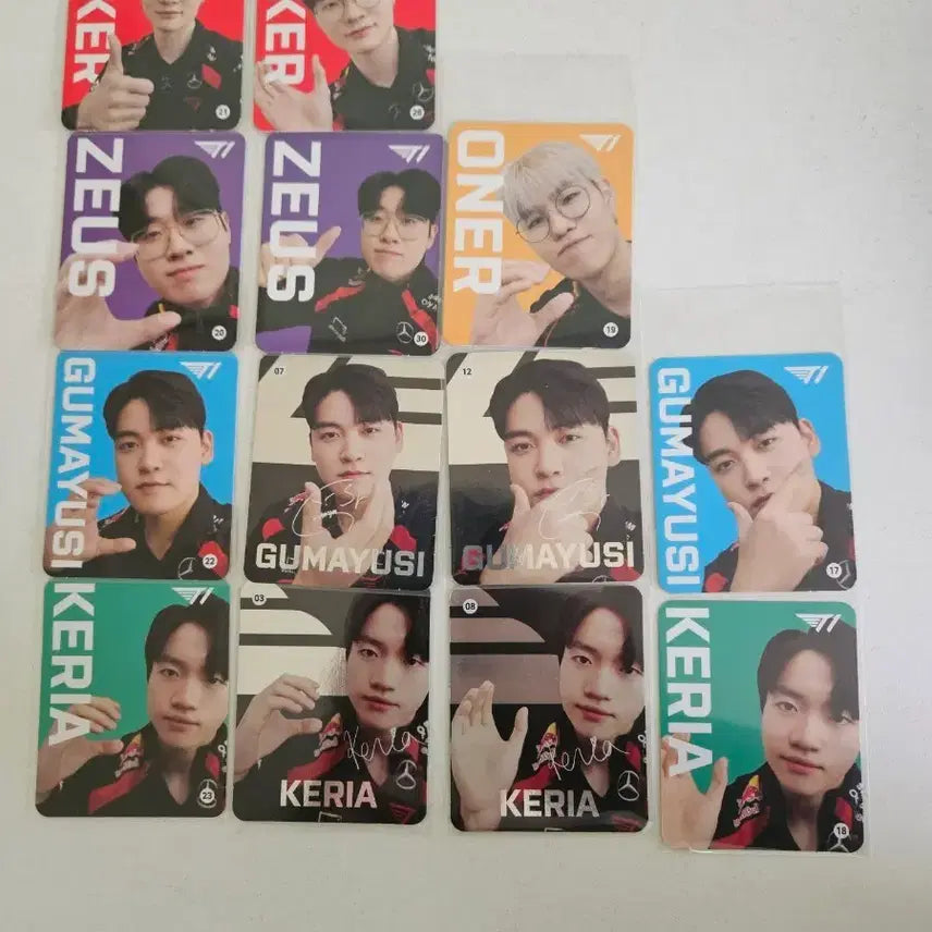 [BUNJANG] T1 CU Photocard Bundle Set / T1 CU 포토카드 판매