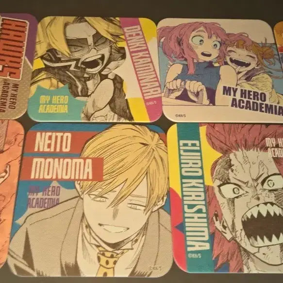 [BUNJANG] My Hero Academia Art Coaster Bundle Set (Including Full Set Special Editions) / 나히아 히로아카 원화전 아트코스터 일괄 판매 (전권 세트 2종 포함)
