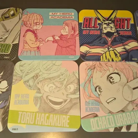 [BUNJANG] My Hero Academia Art Coaster Bundle Set (Including Full Set Special Editions) / 나히아 히로아카 원화전 아트코스터 일괄 판매 (전권 세트 2종 포함)