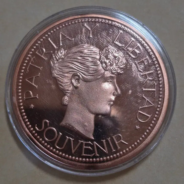 [BUNJANG] Cuba 1897 Souvenir Peso Restrike Copper/Alloy Medal / 쿠바 1897년 수베니어 페소의 restrike버전
