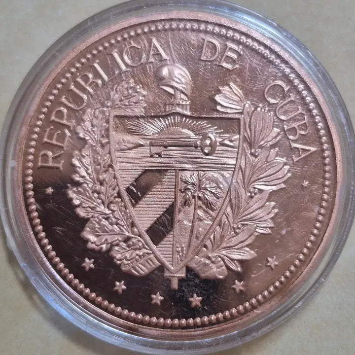 [BUNJANG] Cuba 1897 Souvenir Peso Restrike Copper/Alloy Medal / 쿠바 1897년 수베니어 페소의 restrike버전