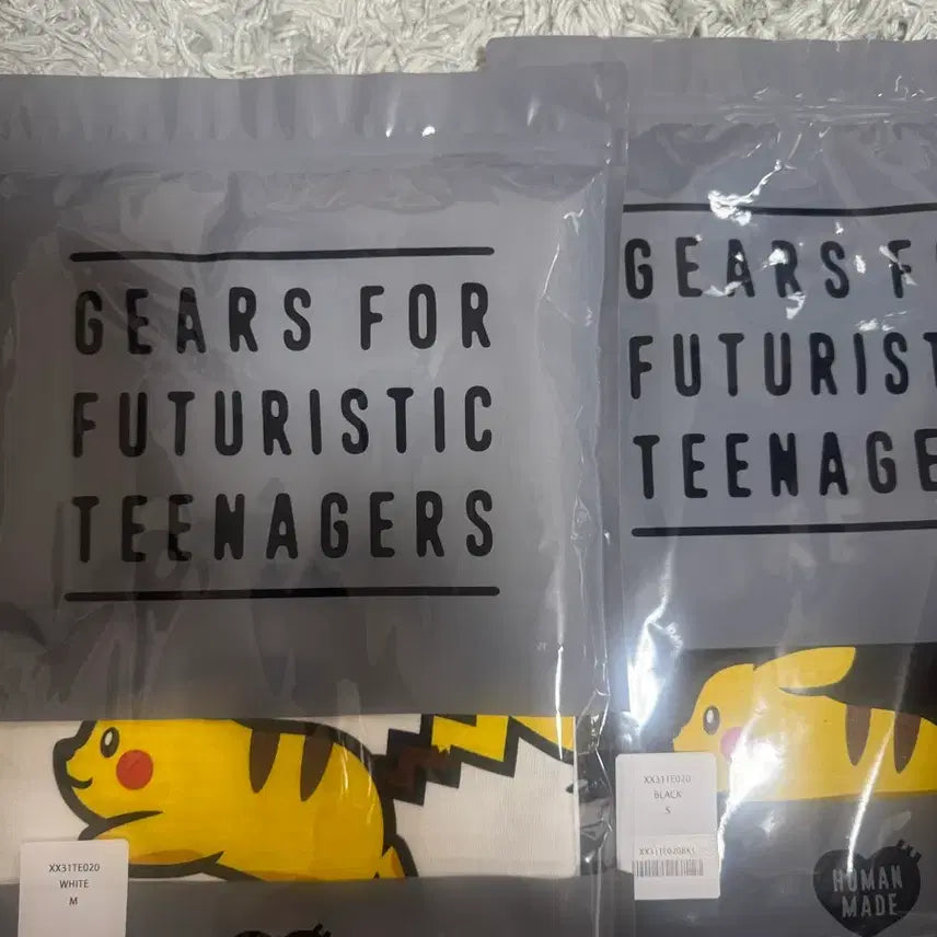 [BUNJANG] Human Made Pikachu Black T-Shirt (Size S) / 포켓몬 휴먼메이드 피카츄 블랙 S
