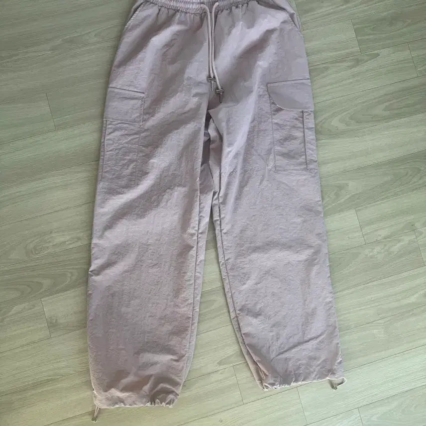 [BUNJANG] Wide Cargo Pants - Pink / 와이드 카고 팬츠 핑크