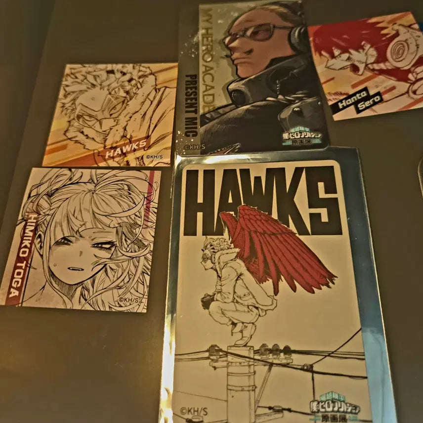 [BUNJANG] My Hero Academia Art Exhibition Magnet Sticker, Square Sticker, and Art Coaster Bundle Set / 나히아 히로아카 원화전 마그넷스티커, 스퀘어스스티커, 코스터 일괄 판매