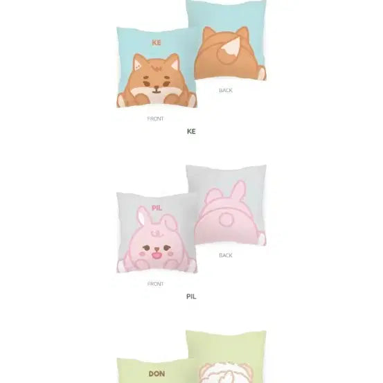 [BUNJANG] DAY6 Even of Day KEPILDOLL Cushion Bundle Set / (일괄) 데이식스 이븐오브데이 쁘띠멀즈 케필돈 쿠션