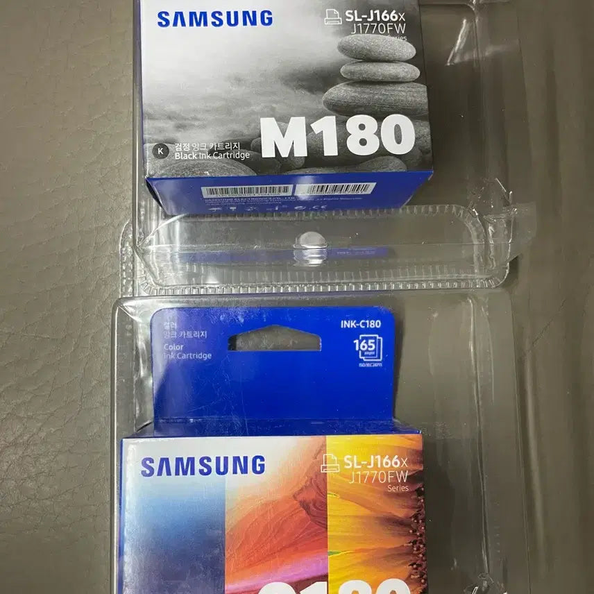 [BUNJANG] Samsung M180 Black / C180 Color Ink Cartridge Set / 삼성 M180 검정 / C180 컬러 잉크 카트리지