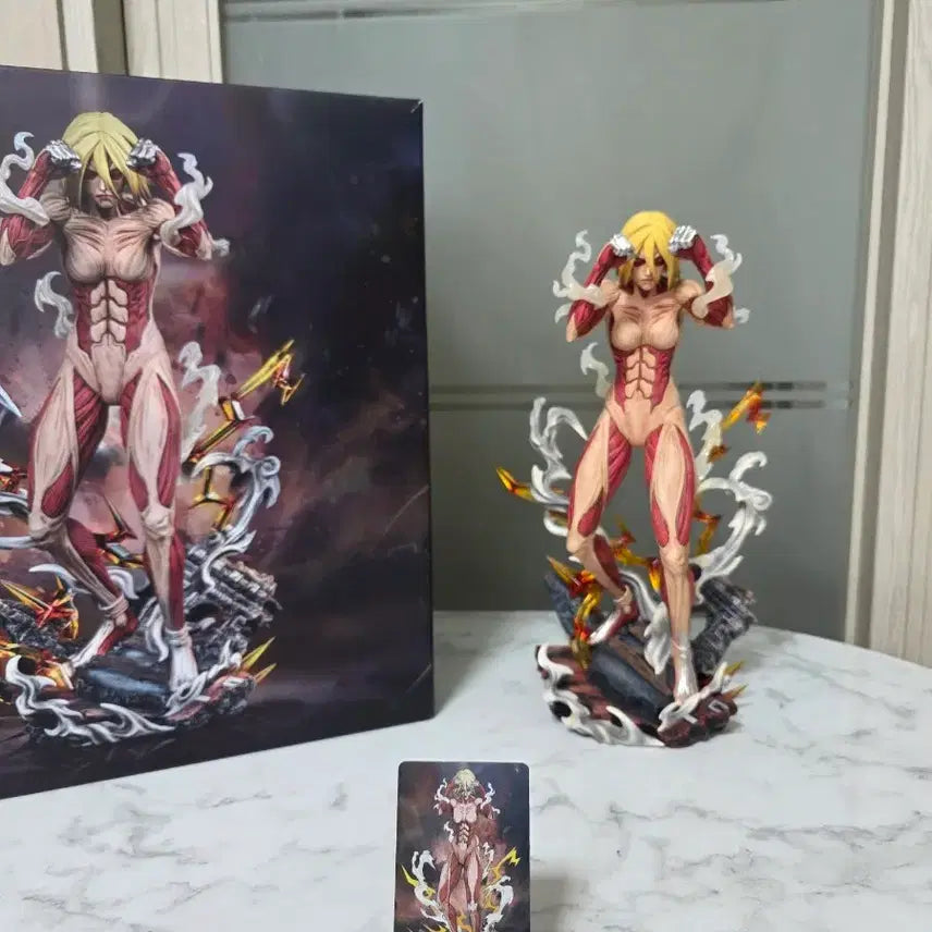 [BUNJANG] Attack on Titan Female Titan Limited Edition Resin Figure / 진격의거인 진격거 WM 여성형거인 애니 한정판 레진피규어