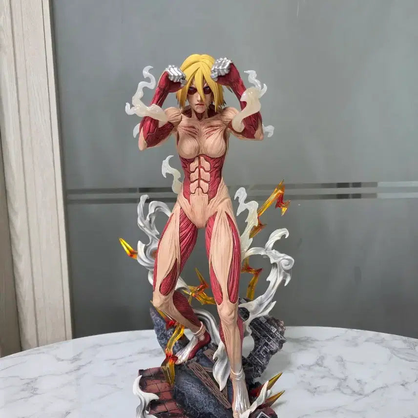 [BUNJANG] Attack on Titan Female Titan Limited Edition Resin Figure / 진격의거인 진격거 WM 여성형거인 애니 한정판 레진피규어