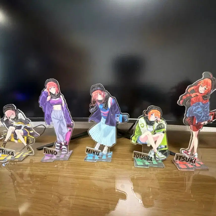 [BUNJANG] The Quintessential Quintuplets Acrylic Stand Bundle Set / 5등분의 신부 스케이트 아크릴 일괄