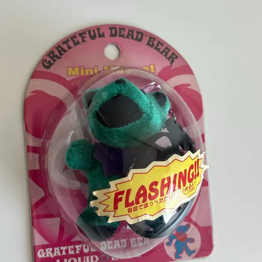 [BUNJANG] Vintage Grateful Dead Dancing Bear Mini Doll Strap Keychain / 빈티지 그레이트풀 데드 댄싱 베어 미니 인형 스트랩 키링