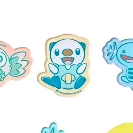 [BUNJANG] Pokemon Store Summer Acrylic Sticker - Quaxly (New) / 포켓몬스토어 summer 아크릴 스티커 수댕이 새상품