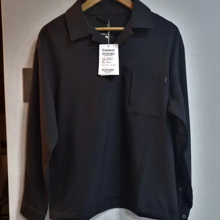 [BUNJANG] Covernat Black Pocket Shirt (Size 105) / 105/ 커버낫 셔츠 블랙