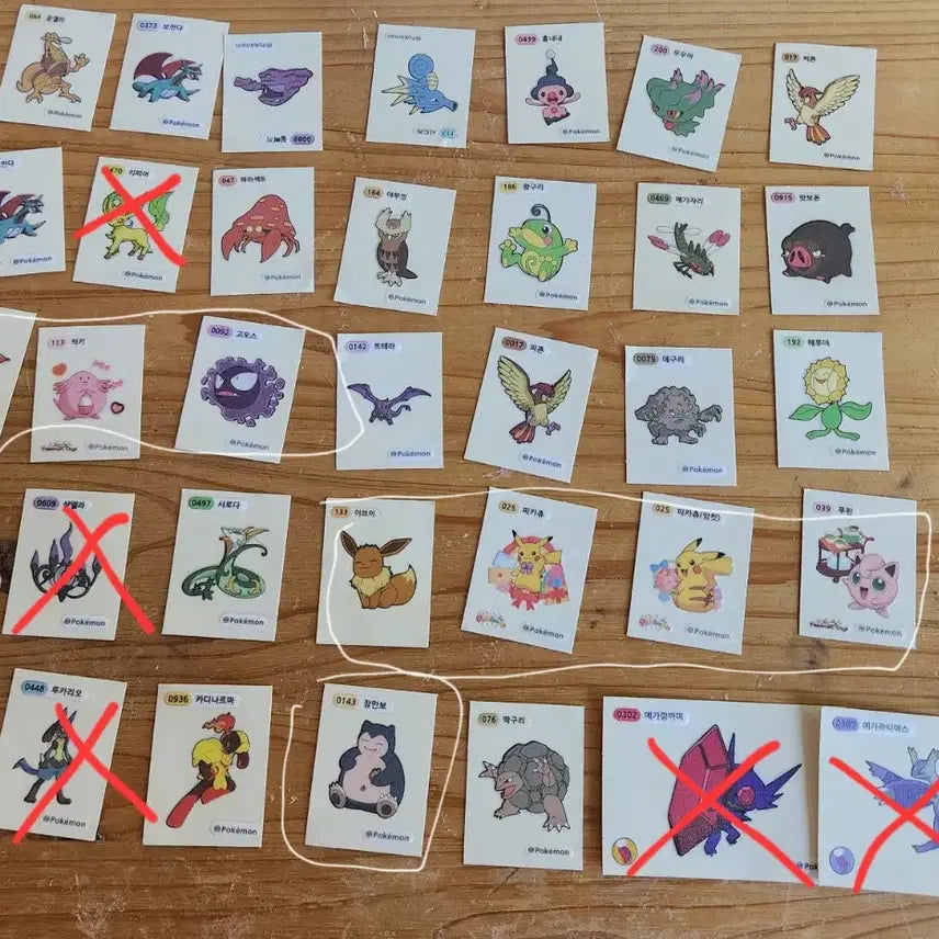 [BUNJANG] Pokemon Bread Stickers / 포켓몬  띠부씰 판매