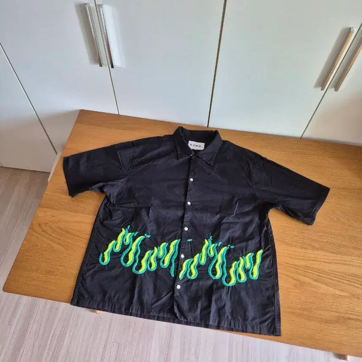 [BUNJANG] NOMA t.d. Embroidered Short Sleeve Shirt Size 5 / NOMA t.d 자수 반팔 셔츠 5 사이즈