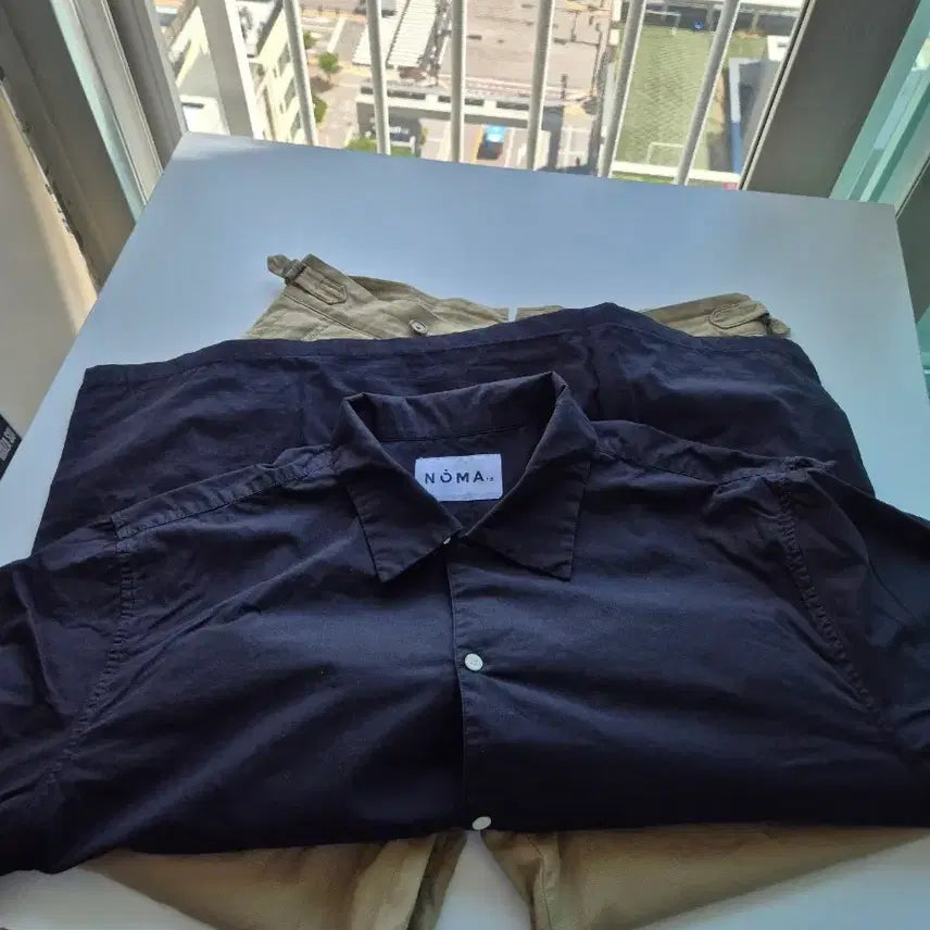 [BUNJANG] NOMA t.d. Embroidered Short Sleeve Shirt Size 5 / NOMA t.d 자수 반팔 셔츠 5 사이즈