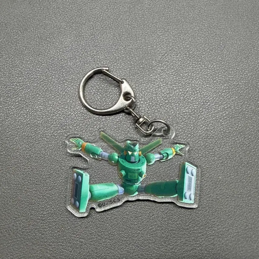 [BUNJANG] Crayon Shin-chan Gundam Robot Acrylic Keychain (Authentic, Vintage) / 짱구는못말려 건담로봇 아크릿 키링 정품
