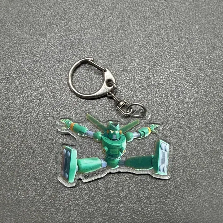[BUNJANG] Crayon Shin-chan Gundam Robot Acrylic Keychain (Authentic, Vintage) / 짱구는못말려 건담로봇 아크릿 키링 정품