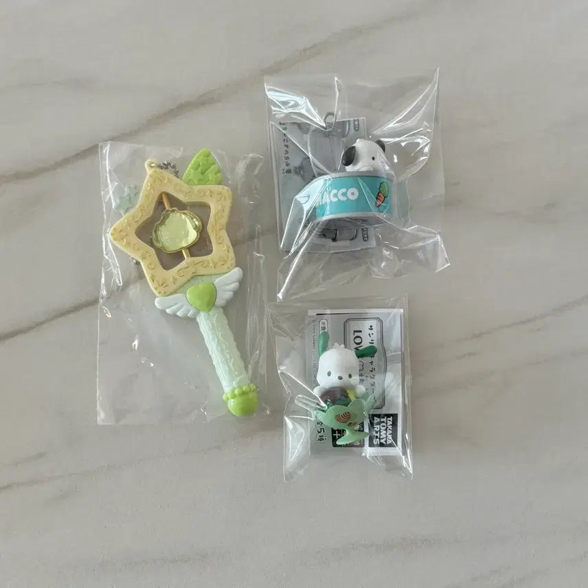 [BUNJANG] Pochacco Gacha Collection Wand Can Matcha Bundle Set / 일괄) 포차코 가챠 모음 요술봉 통조림 말차