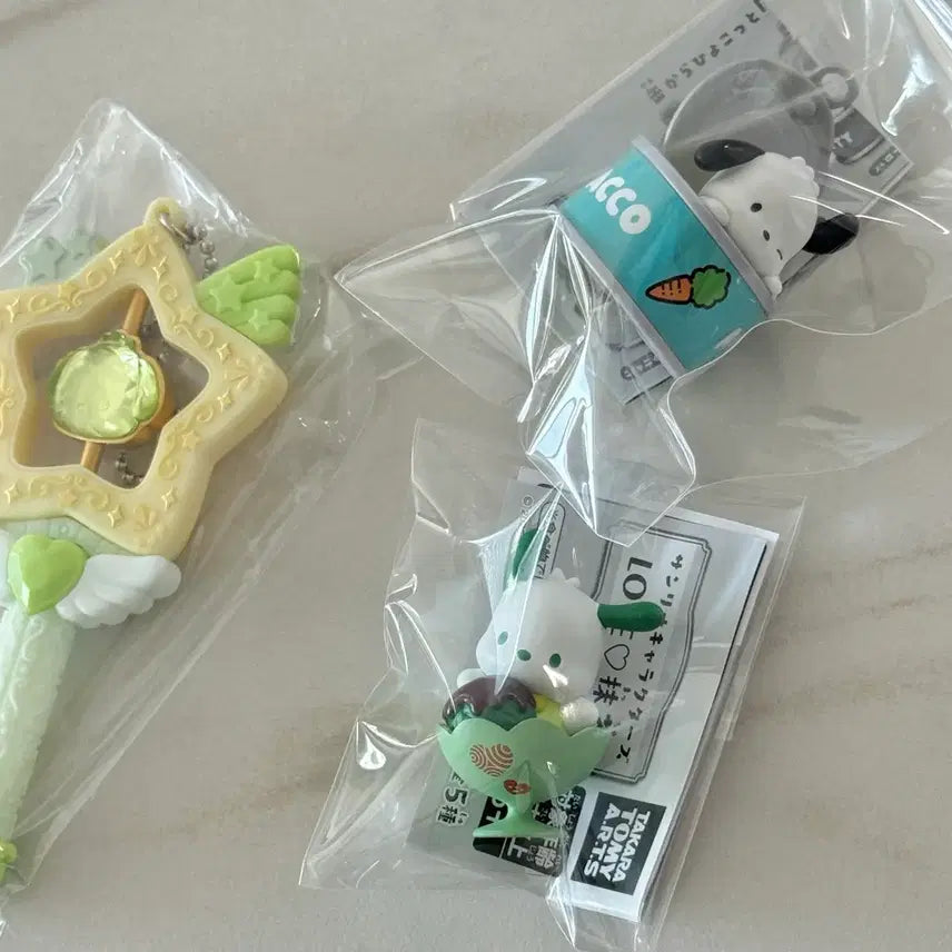 [BUNJANG] Pochacco Gacha Collection Wand Can Matcha Bundle Set / 일괄) 포차코 가챠 모음 요술봉 통조림 말차