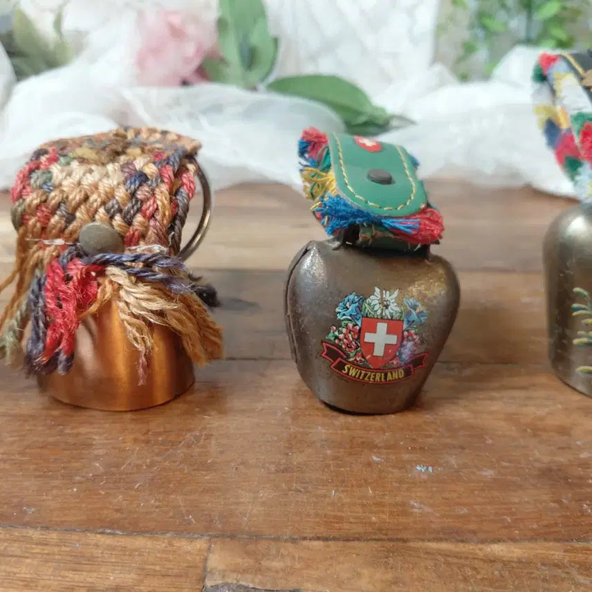 [BUNJANG] Swiss Antique Bell 7-Piece Set / 스위스 앤틱 동 종 7종 세트