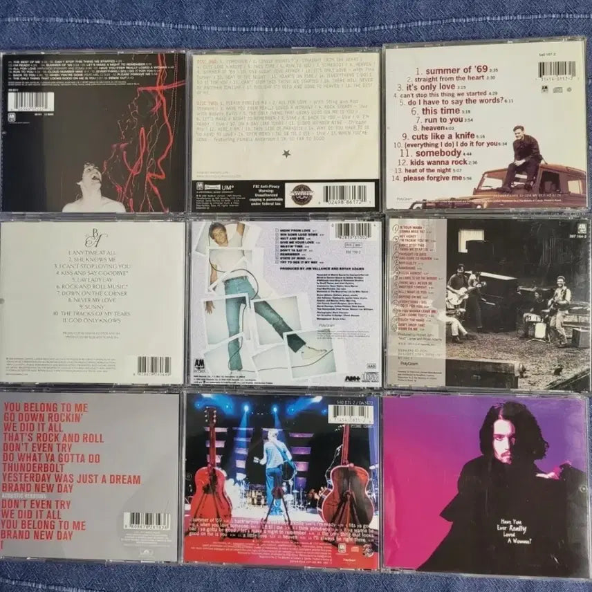 [BUNJANG] Bryan Adams CD Collection / 브라이언 아담스 시디 모음 (가격내림)