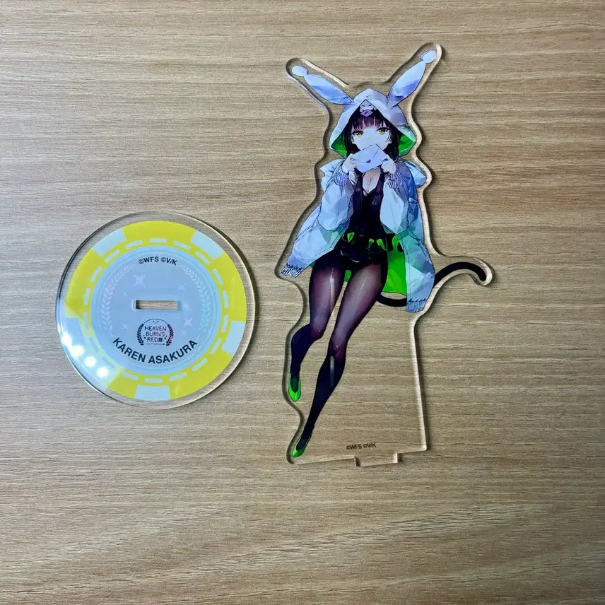 [BUNJANG] Heaven Burns Red Asakura Karen Bunny Girl Acrylic Stand / 헤븐 번즈 레드 헤번레 아사쿠라 카렌 바니걸 아크릴