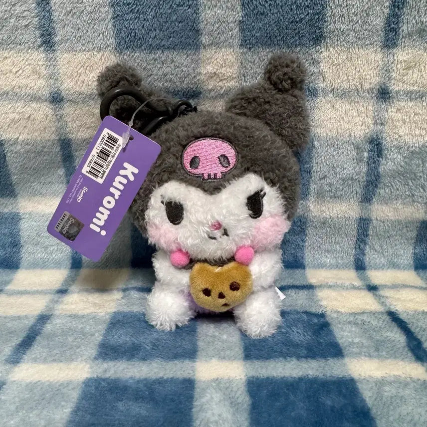 [BUNJANG] Sanrio Kuromi Ball-Puff Keyring (13cm) / 산리오 볼빵빵 쿠로미 (13cm) 키링