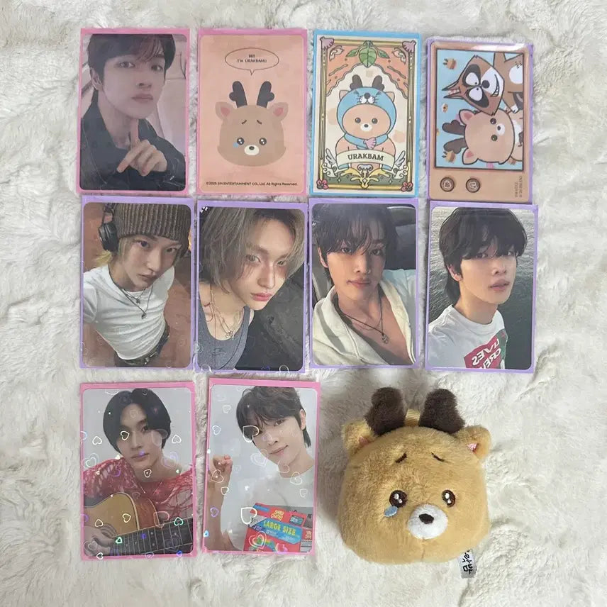 [BUNJANG] RIIZE Sungchan Wonbin Bundle Set Photocard Doll / 라이즈 성찬 원빈 일괄 양도 포카 포토카드 인형 우락밤 토냥덕 리라즈