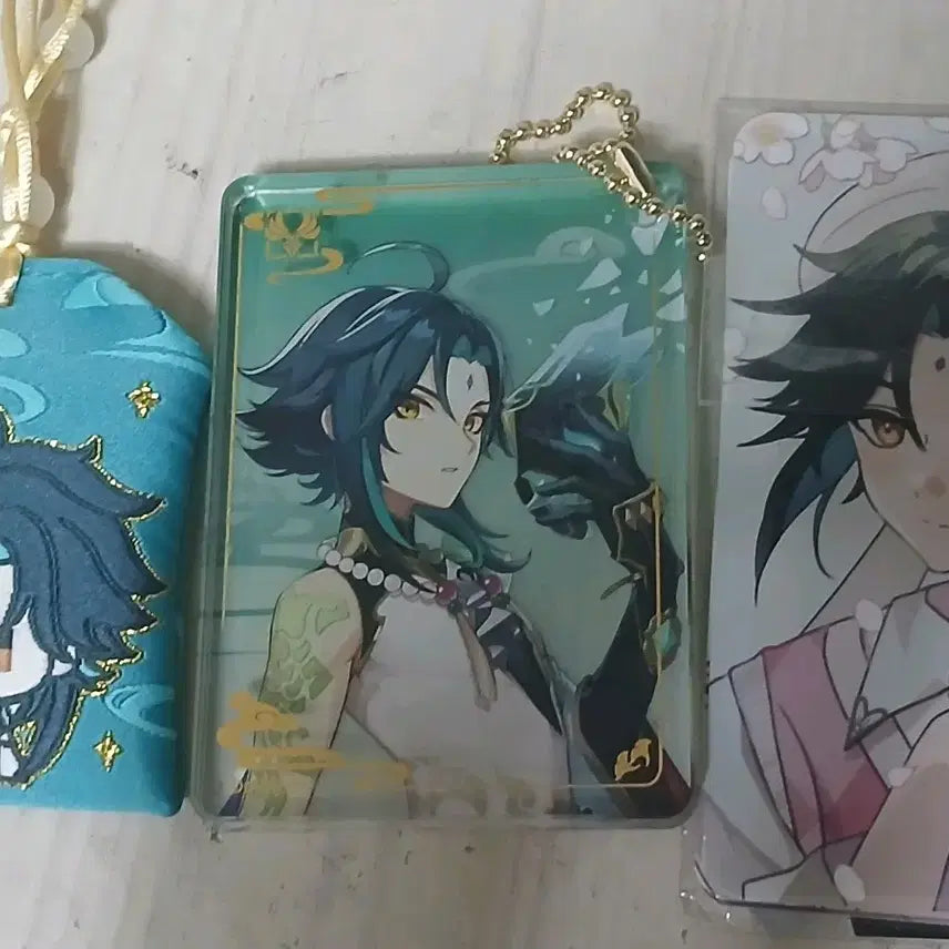 [BUNJANG] Genshin Impact Xiao Omamori Yuusakorotta &amp; Unofficial Photocard Bundle / 원신 공식 소 오마모리 유사코롯타 + 비공식포카
